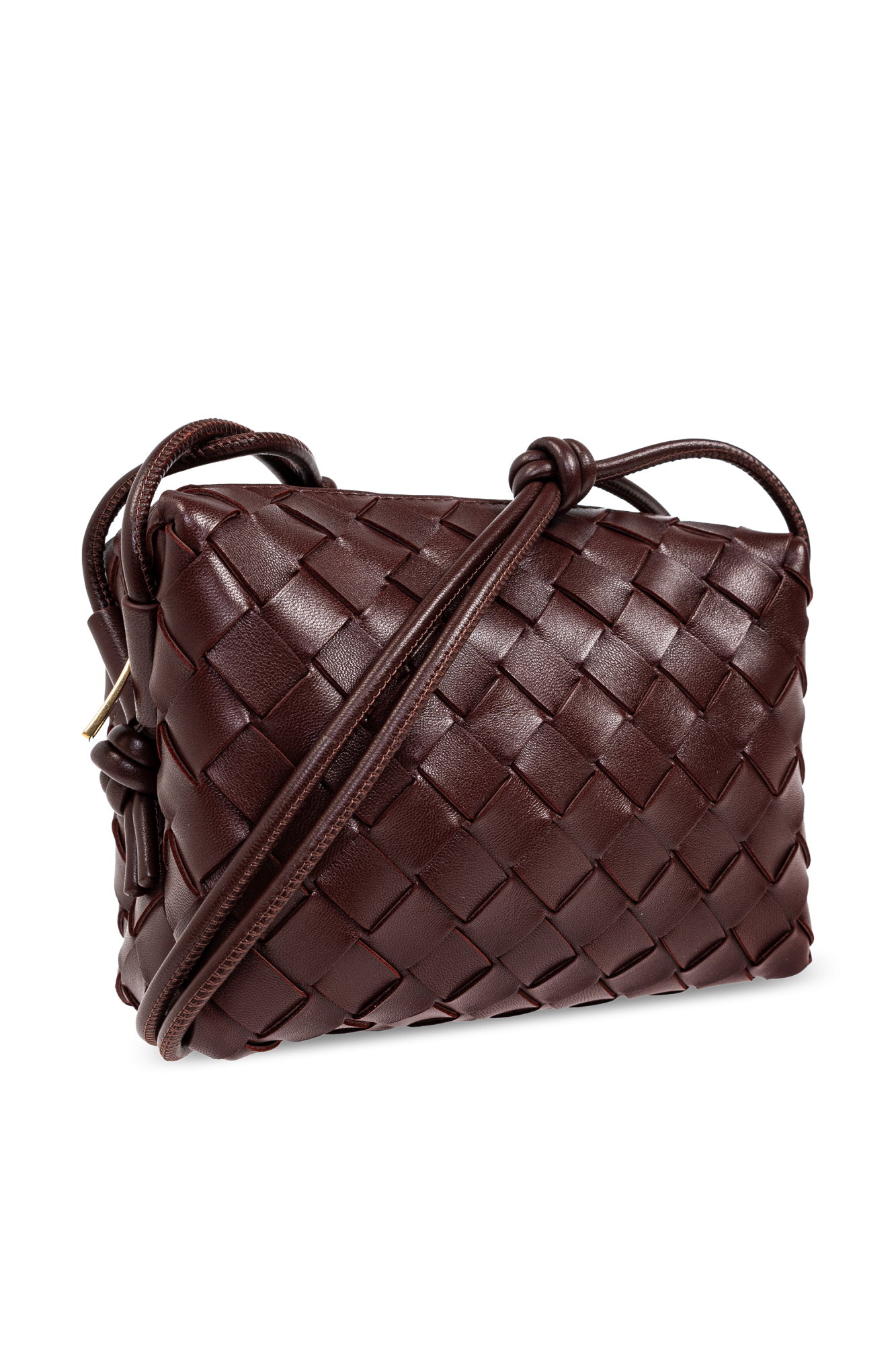 【関税&送料込】Bottega Veneta Burgundy Leather Small Loop C Buy Bottega Veneta Burgundy Shiny Intrecciato Leather Mini